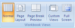 Perbedaan Tampilan Worksheet Pada Kelompok Menu Workbook Views Dalam Excel